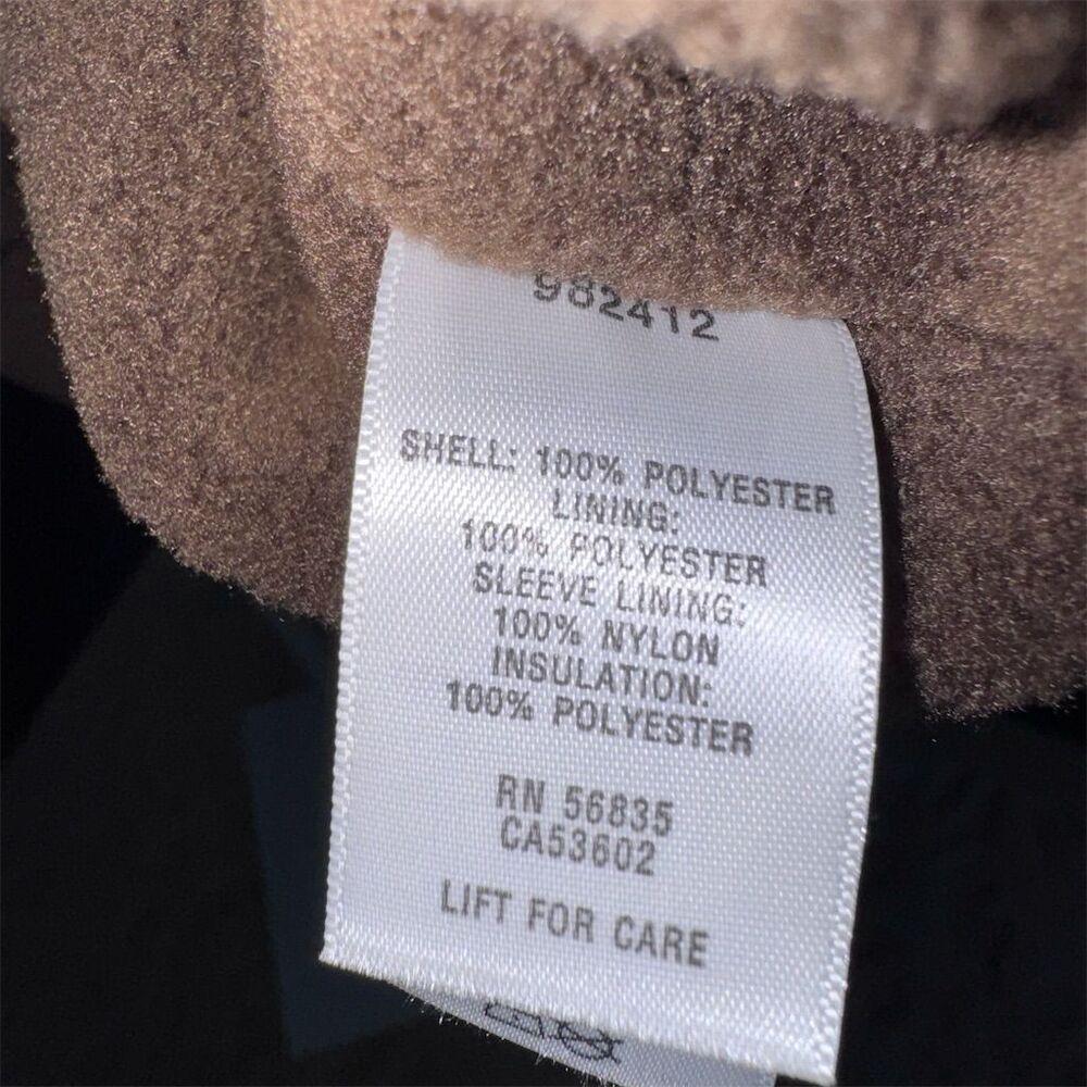 Cabela's Men's 2XL Tan Fleece Lined Jacket Vintage Full Zip - Picture 9 of 9